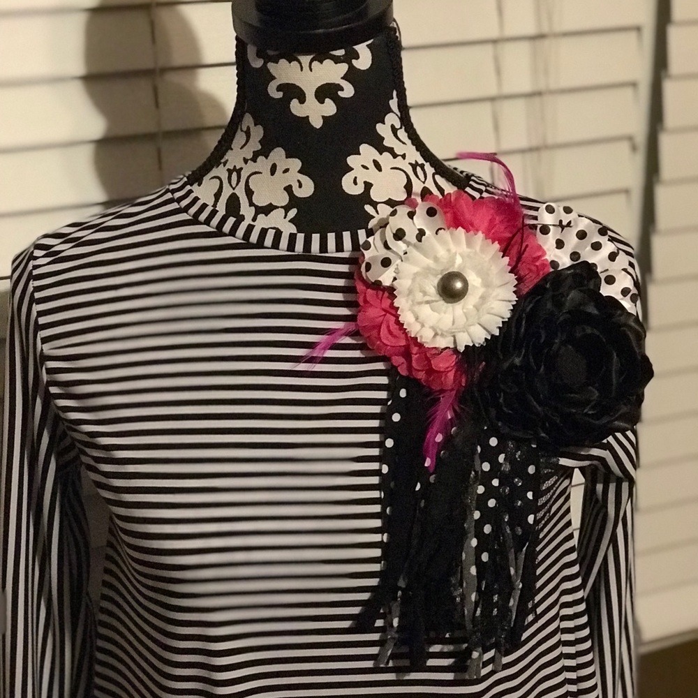 Upcycled Flower Pin